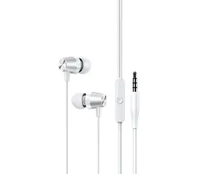 USAMS EP-42 weiß / Kopfhörer mit Mikrofon / In-Ear / 3,5-mm-Klinkenstecker