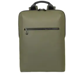 Tucano Gommo BKGOM15 grün / Laptop-Rucksack / 15,6" und MacBook Pro 16" / Wasserdicht / Koffergurt