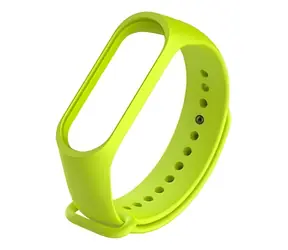 Beline Silikonarmband für XIAOMI Mi Band 5/6/7, limette / Armband / Silikon