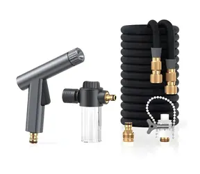 USAMS US-ZB260 / Hochdruckreinigerpistole / Schlauch 5-15 m / 3 Betriebsmodi / Adapter und Chemikalienbehälter