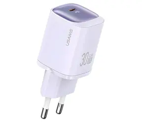 USAMS CC251 lila / Powerbank / GaN / USB-C / 30W / PD3.0