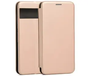 Beline Magnetische Hülle für Google Pixel 7 Pro Gold / Hülle / Klapphülle / magnetisch / Brieftaschen- und Ständerfunktion