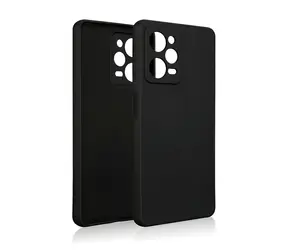 Beline Silikonhülle für Xiaomi Poco X5 Pro 5G, schwarz / Schutzhülle / Silikon / Kabelloses Laden