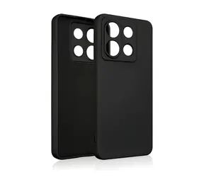 Beline Silikonhülle für POCO X6, schwarz / Rückseite / Silikon