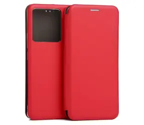 Beline Book Magnetische Hülle für Xiaomi Redmi Note 13 Pro 5G, rot / Klapphülle / Magnetverschluss / Kartenfach