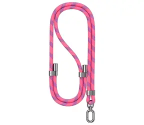 USAMS ZB316 lila / Handy-Umhängeband / Universal / 160 cm / Polyester, Zink