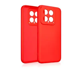 Beline Silikonhülle für XIAOMI 14, rot / Rückseite / Silikon
