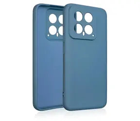 Beline Silikonhülle für XIAOMI 14, blau / Rückseite / Silikon