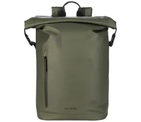 Tucano Rollo grün / Rucksack / 15,6" und MacBook Pro 16" / Rollverschluss / wasserdicht