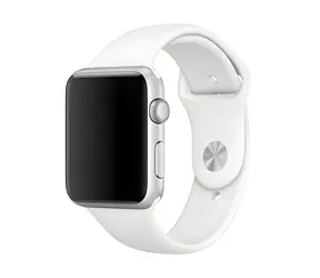Mercury Silikonarmband für Apple Watch 42/44/45 mm, weiß / Armband / Silikon