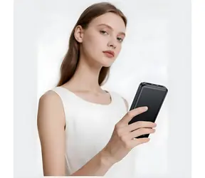 USAMS PB83 schwarz / Powerbank / 10000 mAh / 2x USB-A / USB-C / PD