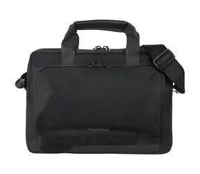Tucano Star schwarze Laptoptasche / 12" und 13" / MacBook Air/Pro 13" / aus recyceltem Material