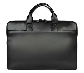 Tucano Isotta Superslim schwarz / Aktentasche / Laptoptasche 15,6" / MacBook Pro 16" / Kunstleder