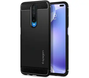 Spigen Rugged Armor Schutzhülle für XIAOMI POCO X2/Redmi K30, schwarz / Hülle / TPU / Air Cushion Technologie