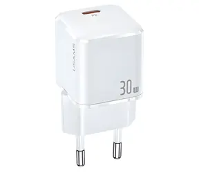USAMS T45 weiß / Ladegerät / 30 W / PD3.0 / Mini