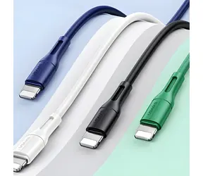 USAMS SJ500 U68 blau / Lade- und Datenkabel / Lightning / 1 m / 2 A