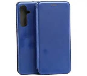 Beline Book Magnethülle für Samsung Galaxy A55, blau / Hülle im Buchstil / Magnetverschluss / Kunstleder