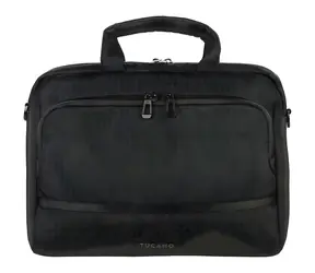 Tucano Player schwarze Laptoptasche / 15,6" und MacBook Pro 16" / Recyceltes PET / 13 l