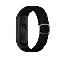 Beline Textilarmband für XIAOMI Mi Band 5/6/7, schwarz / Textil