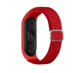 Beline Textilarmband für XIAOMI Mi Band 5/6/7, rot / Textil