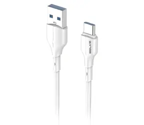 Beline USB-A-auf-USB-C-Kabel, weiß / Kabel / 25 W / 1 m