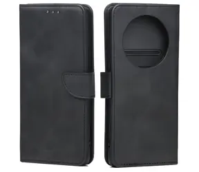 Marv Brieftaschenhülle für Honor Magic7 Lite, schwarz / Brieftaschenhülle / Kunstleder / Magnetverschluss