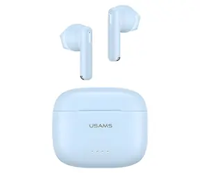 USAMS US14 blau / Kabellose In-Ear-Kopfhörer / Bluetooth 5.3 / Mikrofon mit Geräuschunterdrückung / Spielmodus