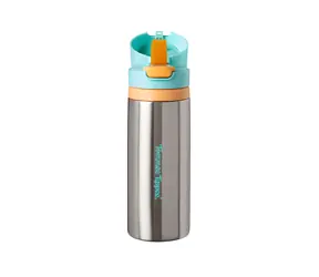 Tommee Tippee On The Go Edelstahl-Thermosflasche 500 ml mit Strohhalm / ab 24 Monaten
