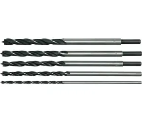 STHOR Holzbohrer-Set, 6-teilig / Länge 300 mm /  6-14 mm / HCS-Stahl