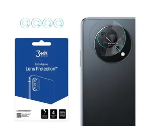 3MK -Linsenschutz für Huawei Nova Y90 / Kameraglas / Hybrid / 0,16 mm / 4 Stück