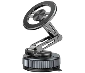 USAMS ZJ087 schwarz / Magnetische Handyhalterung / universell / 360° drehbar / für Auto, Zuhause, Büro