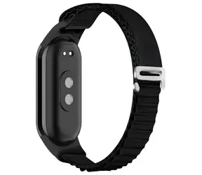 Beline Alpine schwarz / Armband für XIAOMI Mi Band 10/9/8 / Nylon