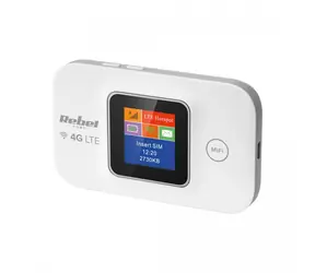 MiFi 4G LTE Router, weiß / Router / Wi-Fi 4 150 Mbit/s / SIM-Kartensteckplatz / microSD-Kartensteckplatz bis zu 32 GB / Akkulaufzeit 5 Stunden
