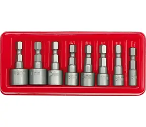 Vorel 1/4"-Sechskant-Bit-Set / Bit-Set / CrV / 8-teilig