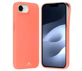 Mercury Softcase für Apple iPhone 16e/17e, hellrosa / Handyhülle / TPU