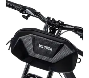 Wild man X9 schwarz / Fahrradtasche / Rahmen / wasserdicht / 3,5 l