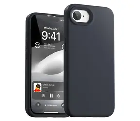 Silikonhülle „Mercury“ für iPhone 16e/17e, dunkelblau / Rückseite / Silikon