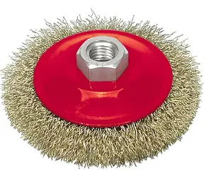 Vorel Drahtbürste Seite 115 mm / Bürste / Messingbeschichteter Draht