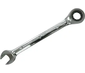 Vorel Ratschen-Kombinationsschlüssel 15 mm / Ratschen-Kombinationsschlüssel / Chrom-Vanadium-Stahl