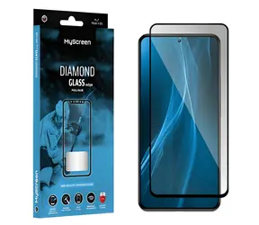 MyScreen Diamond Glass Edge Full Glue für XIAOMI POCO X6/X6 Pro, Schwarz / Gehärtetes Glas / Vollflächige Verklebung / 9H