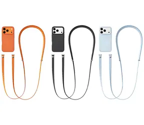 USAMS ZB360 orange / Handy-Umhängeband / Verstellbare Länge 1,08-2,08 m