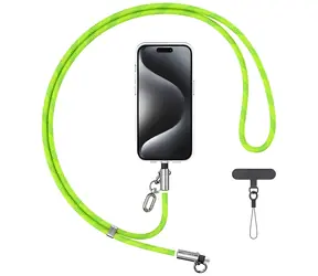 USAMS SJ746 grün / Nackenband mit Ladekabel / USB-C - Lightning / 30 W / 1,2 m