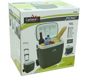 Cattara Picknickkorb / Thermobox / 16 l / mobil / Teleskopgriff