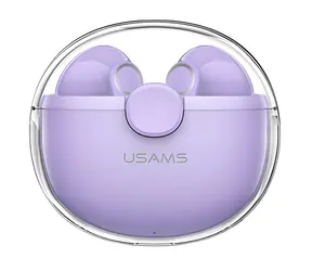 USAMS BU TWS lila / Kabellose In-Ear-Kopfhörer / Bluetooth 5.1 / 30 mAh + 300 mAh