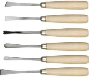 Vorel Schnitzmeißel-Set, 6-teilig / Meißel / Schnitzen / 6-teiliges Set