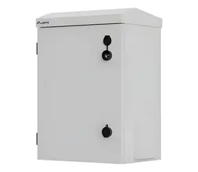10"-Wandverteilerkasten IP55 grau / Wandverteilerkasten / 340 x 250 x 500 mm / montiert