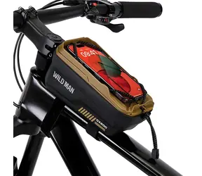 Wild man GX200 sand / Fahrradrahmentasche / Handyhülle bis 7 Zoll / PU+EVA
