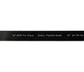YATO Holz- und Metallsäge 300 mm / Doppelseitiges Sägeblatt 300 x 25 mm / 8-24 Zähne pro Zoll
