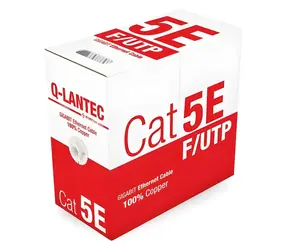 Netzwerkkabel F/UTP Cat5e grau / Netzwerkkabel / Draht / 305 m / PVC / 24 AWG