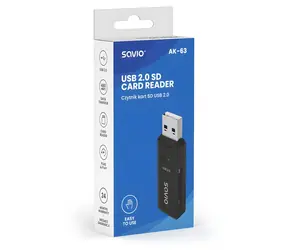 SD-Speicherkartenleser AK-63 / Speicherkartenleser / USB 2.0 / 480 Mbit/s